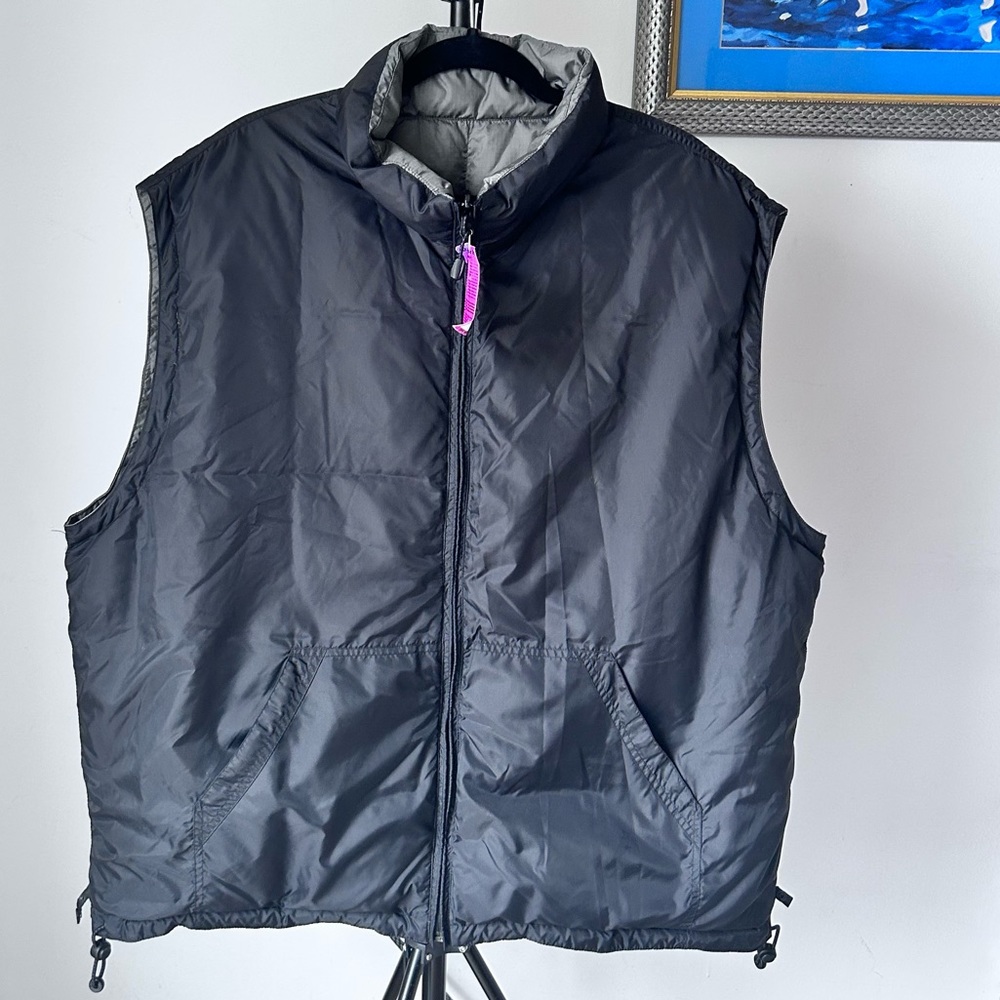 Gap vintage Men’s Reversible Down filled Zip Up skiing puffer Down fill size XXL - Picture 2 of 15